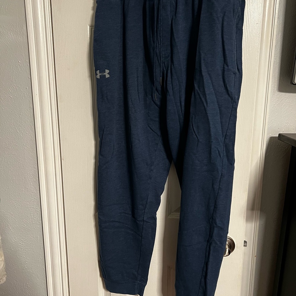 Under Armour Blue Joggers with Tapered Ankles